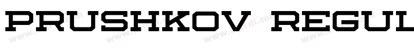Prushkov Regular字体转换 Prushkov Regular字体转换